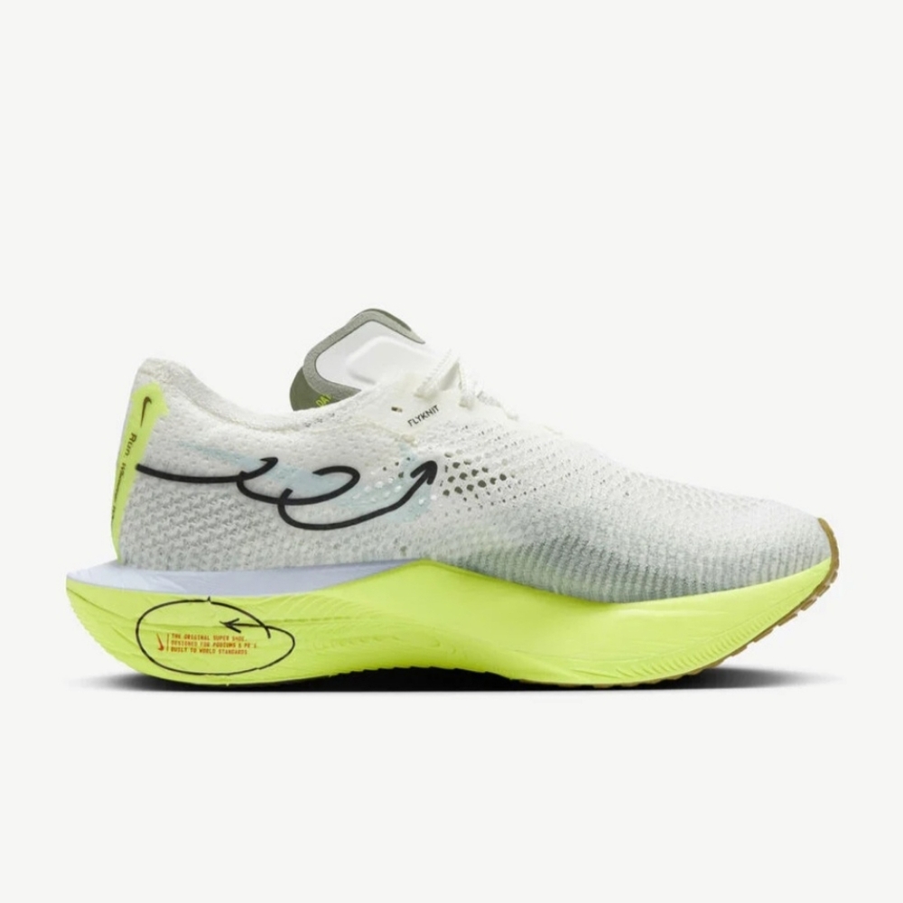 Nike ZoomX Vaporfly Next% 3 Sail Glacier Blue Volt HQ3450-147 Size 11